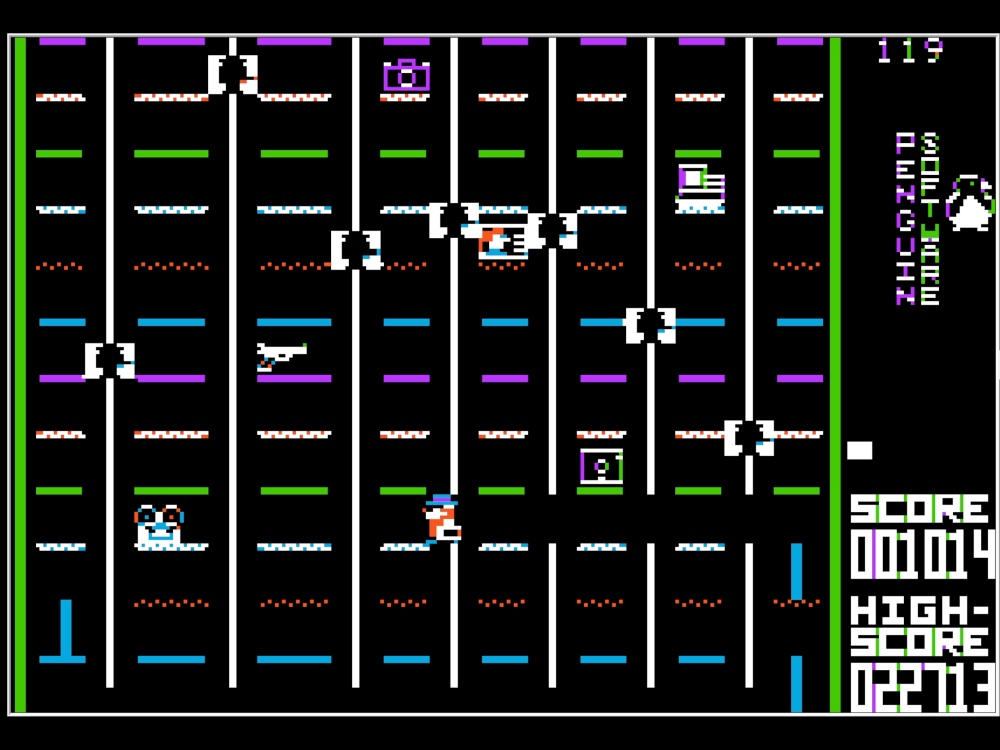 Gameplay of Spys Demise for Apple II